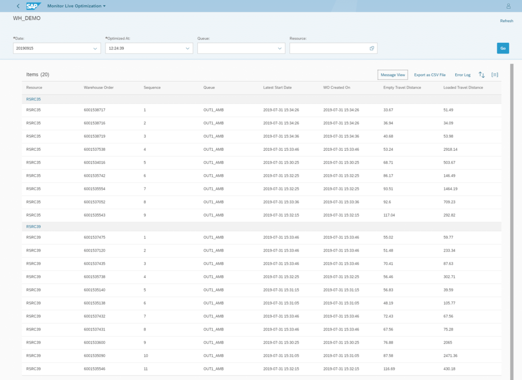 Entrepôt : la solution SAP Extended Warehouse Management